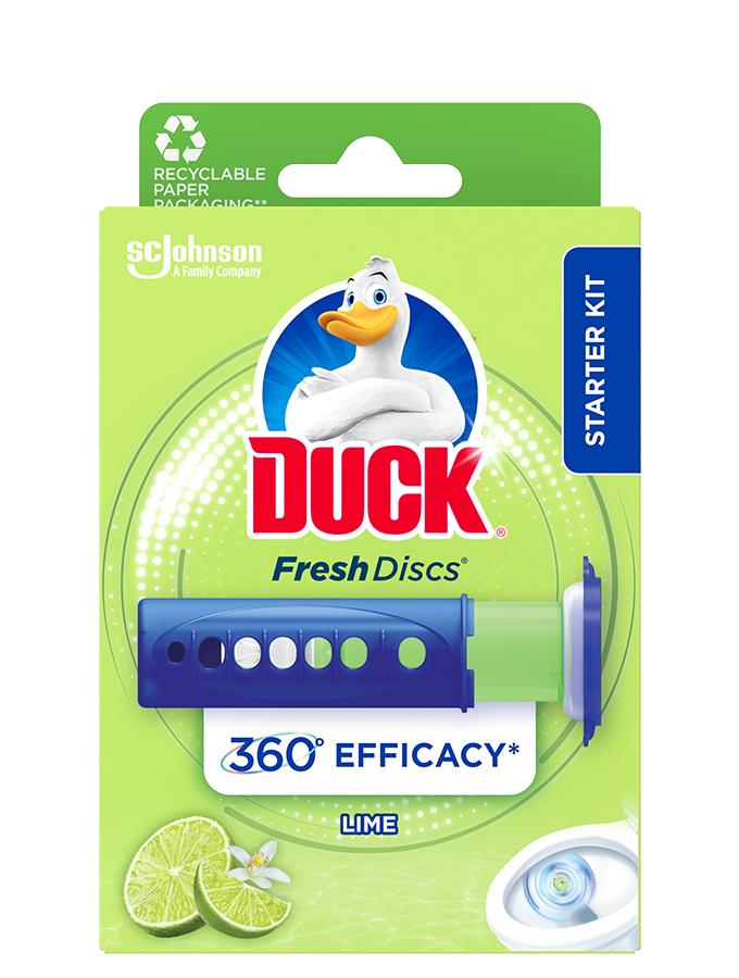 Pack of 6 Toilet Duck 5-in-1 Fresh Discs